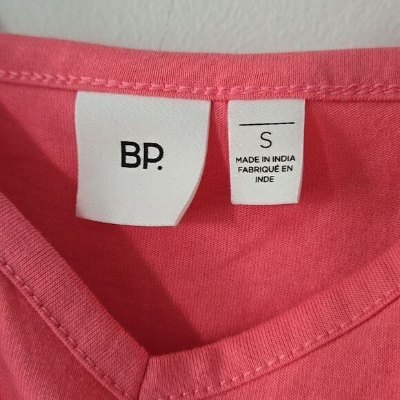 BP Tie Front Pajamas Cropped Cami Top Missing shorts Pink Bubblegum - Picture 7 of 8